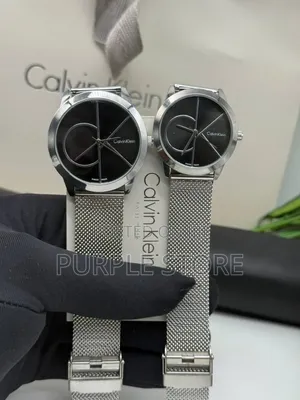 Calvin Klein Ck Couple Mesh Strap Silver Watches