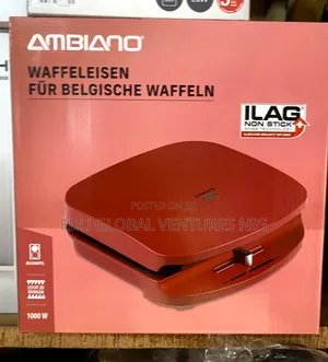 Ambiano Deepfill Waffle Maker Non Stick Plate. 1000watts.