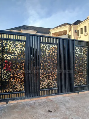 Gold Plated Steel Gate
