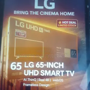 Lg 65 Inches Smart With Breathtaking Visual Gameplay Mode