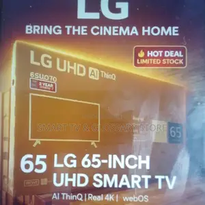 65 Inches Sleek Android Smart Tv With Upgrading Viewing Experience