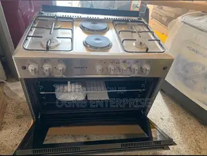 Maxi 4 Gas Burner + 2 Electric Standing Auto Ignition Cooker