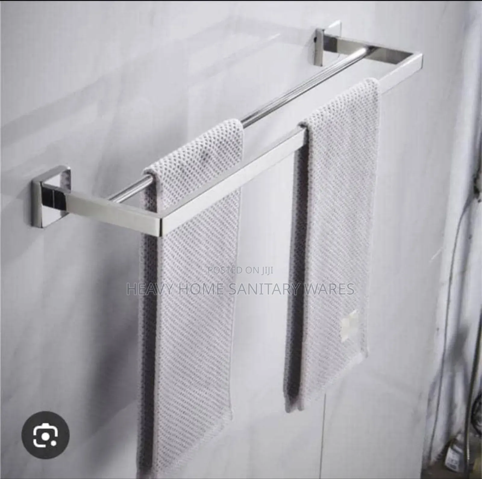 Chrome Double Towel Rails