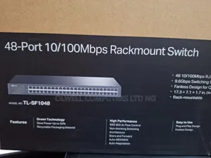 Tp-Link 48ports 10/100mbps Rack Mount Switch Tl-Sf1048