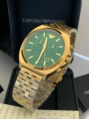 Emporio Armani Chronograph Chain Wrist Watch