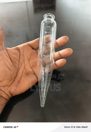 100ml Conical Graduated Glass Oil Centrifuge Tube, 8 Inch