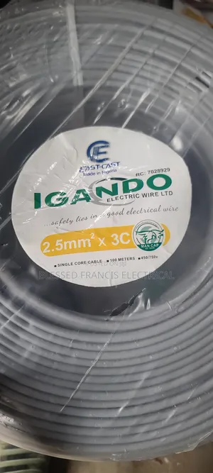 2.5mmx3 Core Nigeria PVC Cable