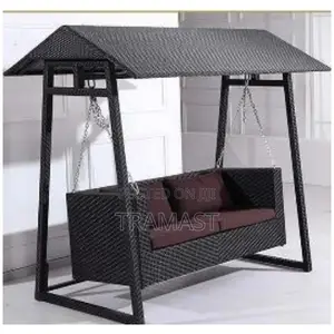 Shade Double Seat Rattan Swing Chair