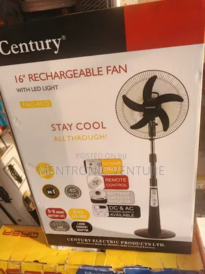 Century Rechargeable Fan 16inches