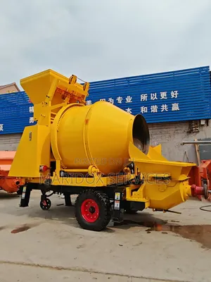 40cubic Concrete Pump With 500l Mixer Diesel Engine