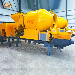 50cubic Concrete Pump With 500l Mixer Diesel Engine