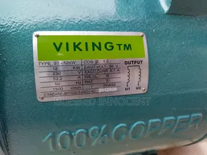 Powerful 12 Kw Viking Alternator – 100% Copper Coil, Heavy-Duty