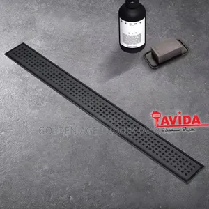Matte Black 60cm Floor Waste