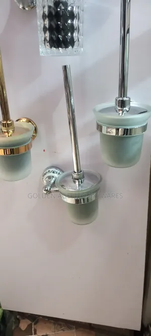 Quality Stainless Steel and Glass Toilet Brush