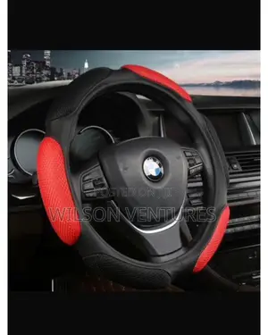 Unique Design Red And Black Steering Wheel Cover