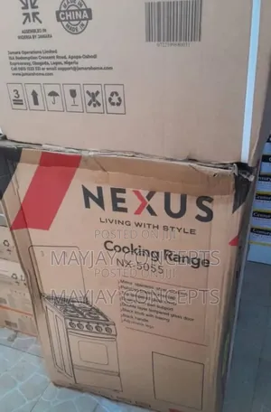 Nexus Free Standing 3 Gas Burner + 1 Electric Hot Plate With Oven