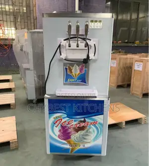 Standing Ice Cream Machine Stainless Handle