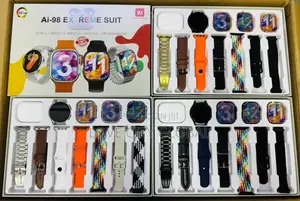 Ai-98 Extreme Suit Ultra 3, Watch 7, 11, 12, Airpod Bt Smartwatch Set
