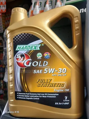 Hardex Gold Synthetic Engine Oil 5w30 7litres