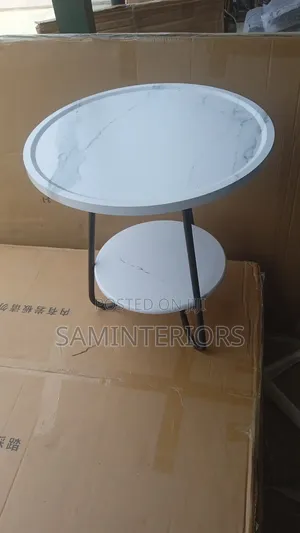 Simple and Affordable Wood Top Side Table With Under.