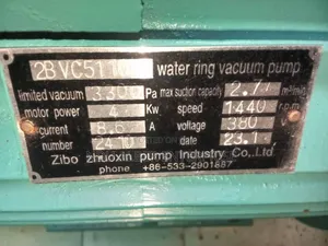 Original Brand New Water Vacuum Pumps 4kw 5.5hp RPM 2900