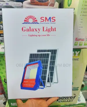 Best SMS Importer in Lagos. 300w SMS Solar Flood Light (Galaxy Light)