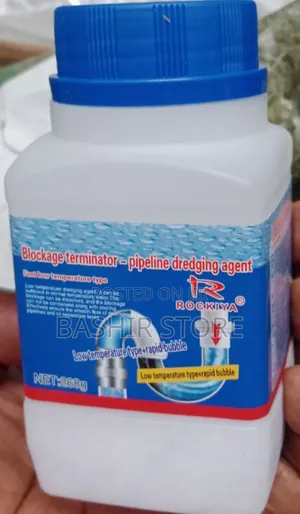 Drain Cleaner Designed to Clear Blockages in Pipes.