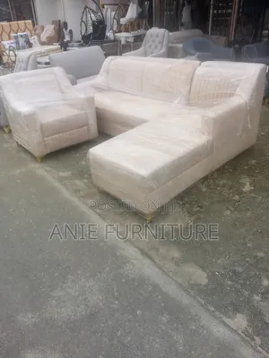 Fantastic Super L Shaped Fabric Chair