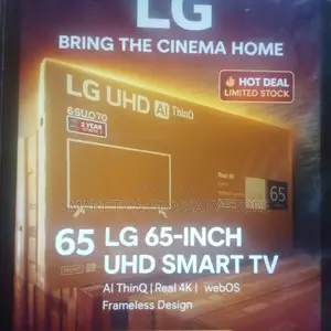 65 Inches Smart Tv With Voice Control Narrator, Real