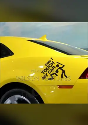 Don’T Touch My Car Warning Body Sticker