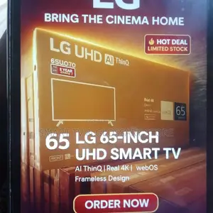 65 Inches Lg Smart Tv With Breathtaking Visual Experience