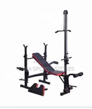 Weight Lifting Bench and Lat Pull Down