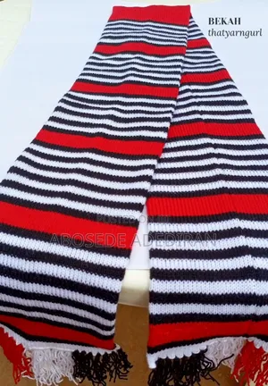 Igbo Print Knitted Muffler