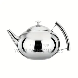 Large Stylish Teapot Kettle With Infuser ( Silver 2litres)