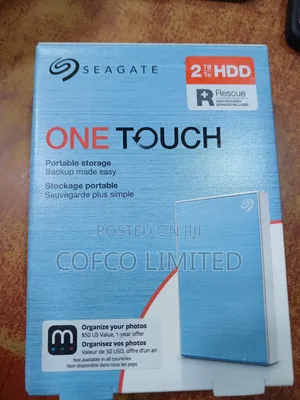 Seagate One Touch 2tb Portable Hard Drive.