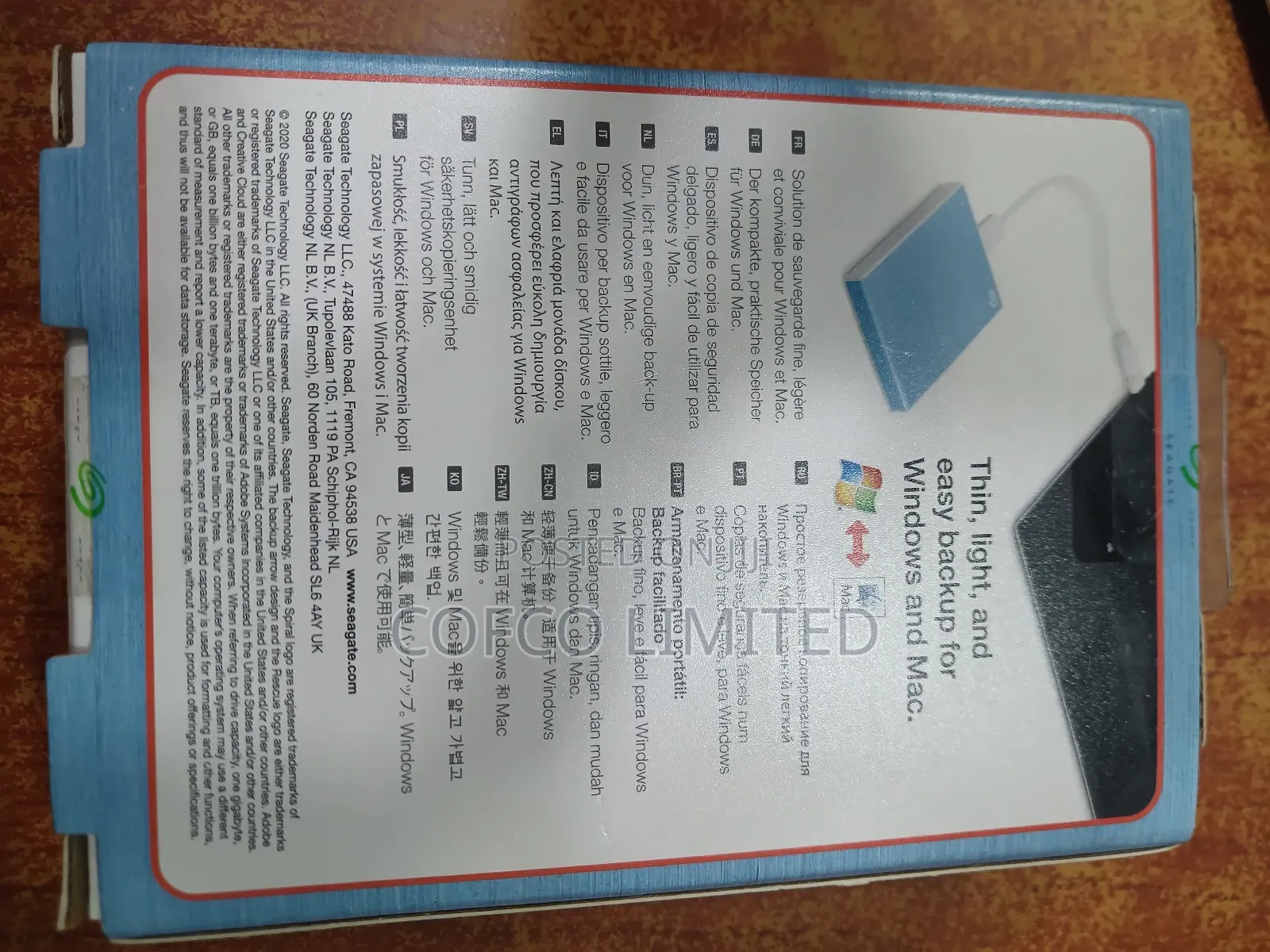 Seagate One Touch 2tb Portable Hard Drive.