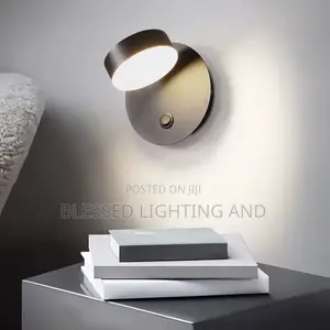 Led Modern Bedroom Bedside 360 Rotating Wall Light
