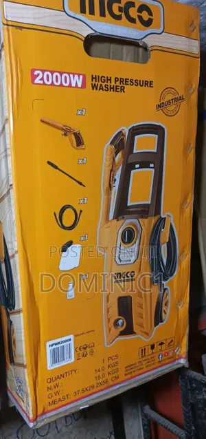 Ingco High Pressure Washer 2000watt