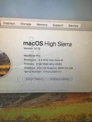 Laptop Apple MacBook Pro 2011 8GB Intel Core I5 HDD 500GB