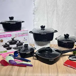 25pcs Disnie Regina Granite Coating Cookware/Pot Set
