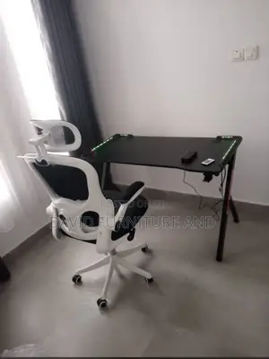 Comfy Ergonomic Office Chair and Table