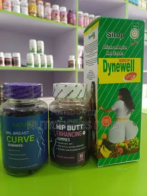 BBL Breast Curve+ Hip Butt Enhancing Gummies+ Dynewell Plus: