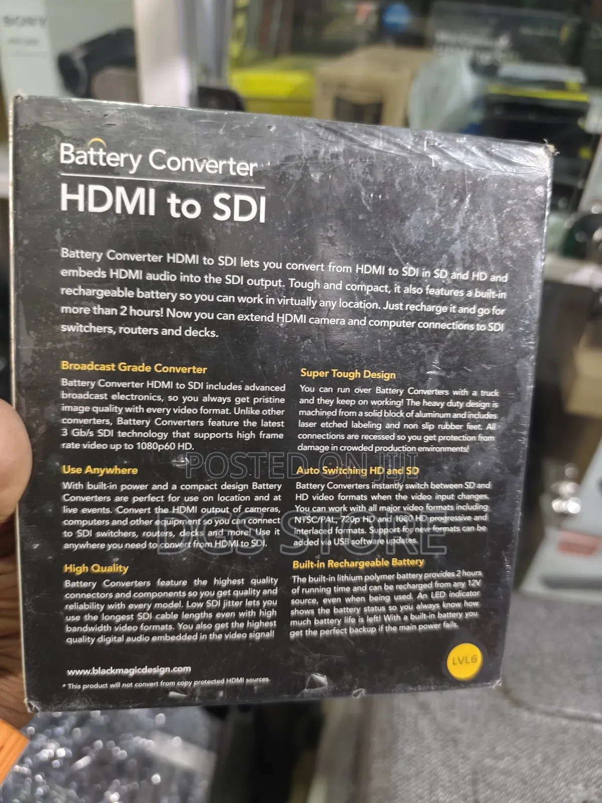 Blackmagic Battery Converter Hdmi to SDL