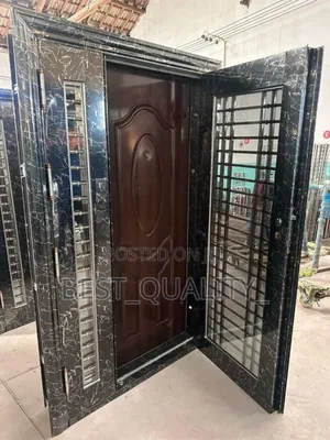 Marble Designa Door in Door With Burglary
