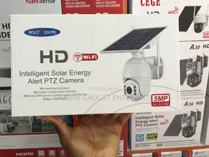 Wi-Fi PTZ Solar Camera Single Lens 5mp