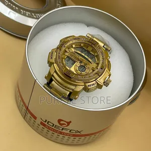 Joefox Quality Men's Watch Gold