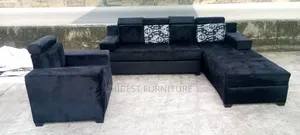 Standard Lshaped Sofa Sets With Pillow Back And Headrest