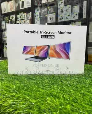 Portable Tri-Screen Monitor