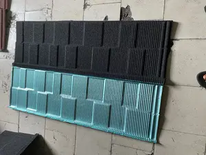 Solid Abutech Black Shingles Newzealand Stone Coated Roofing Sheets