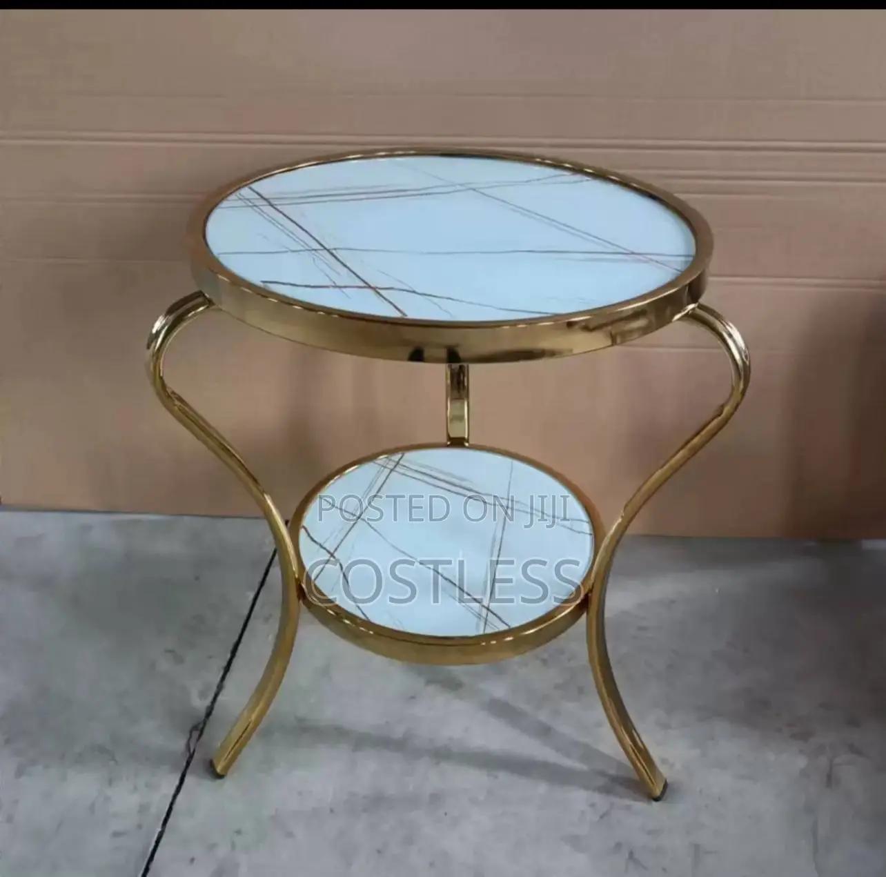 Nordic Luxury Sofa Side Table
